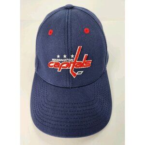 Washington Capitals Old Time Hockey Blue NHL Stretch Fit‎ Cap Hat One Size